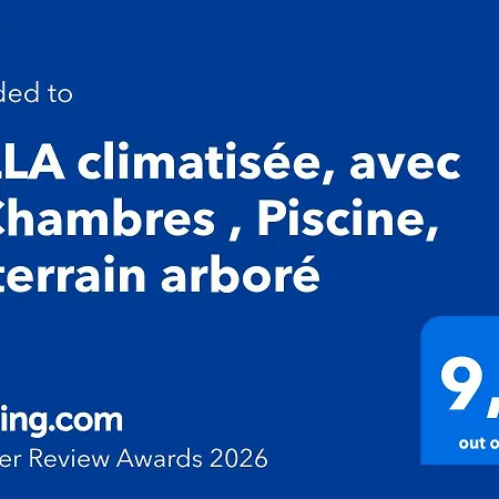 Climatisée, Avec 3 , Piscine, Et Terrain Arboré Villa